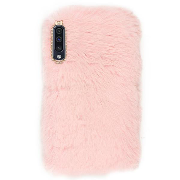 Fur Case Light Pink Samsung A50