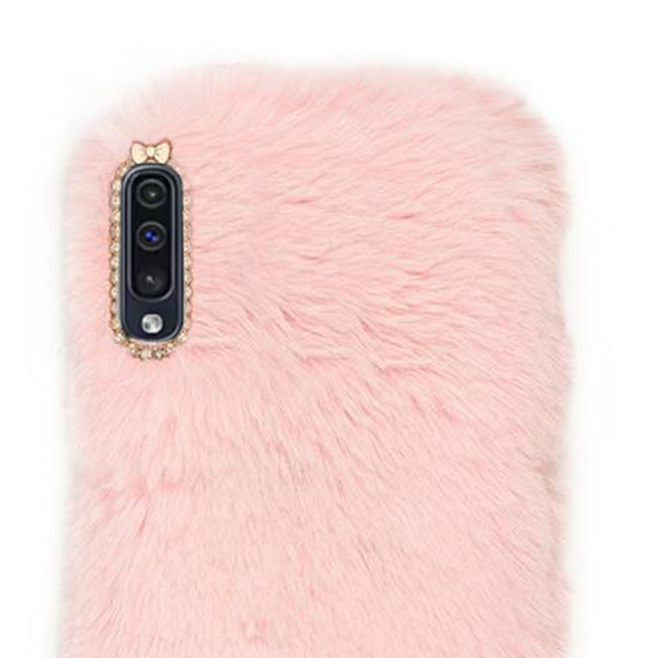 Fur Case Light Pink Samsung A50