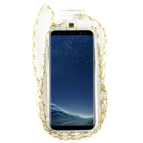 Handmade Bling Silver Bottle Case Samsung S8 Plus - Bling Cases.com