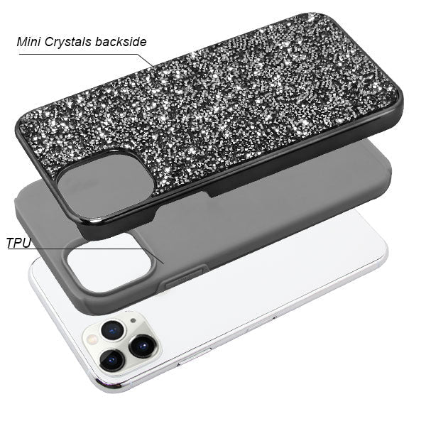 Hybrid Bling Grey IPhone 11 Pro Max - Bling Cases.com