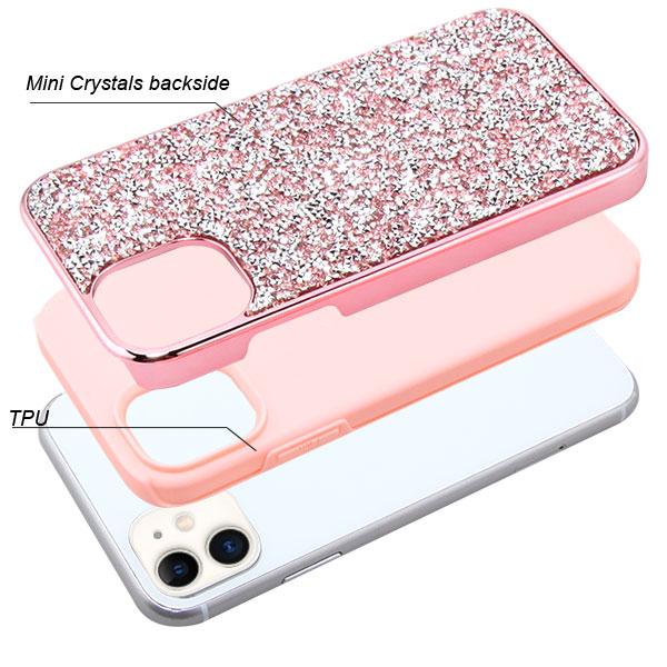 Hybrid Bling Pink Case Iphone 11 - Bling Cases.com