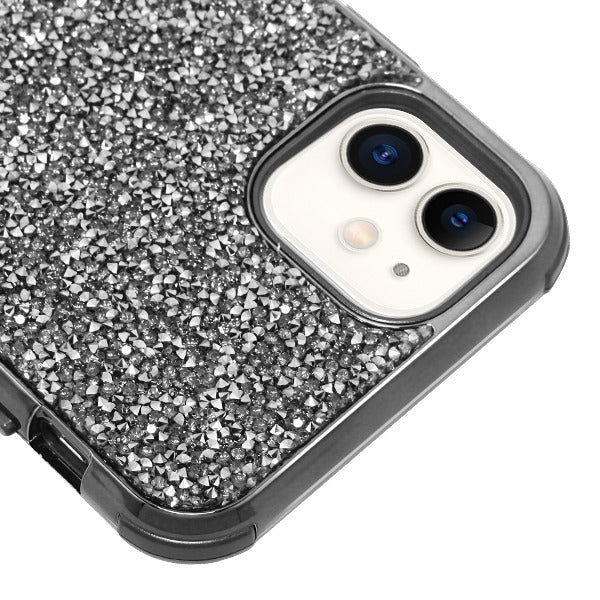 Hybrid Bling Grey Case Iphone 11 - Bling Cases.com