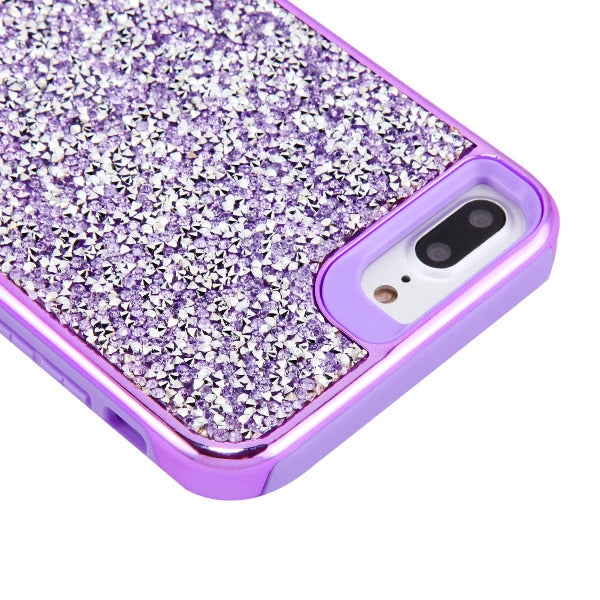 Hybrid Bling Case Purple Iphone 6/7/8 Plus - Bling Cases.com