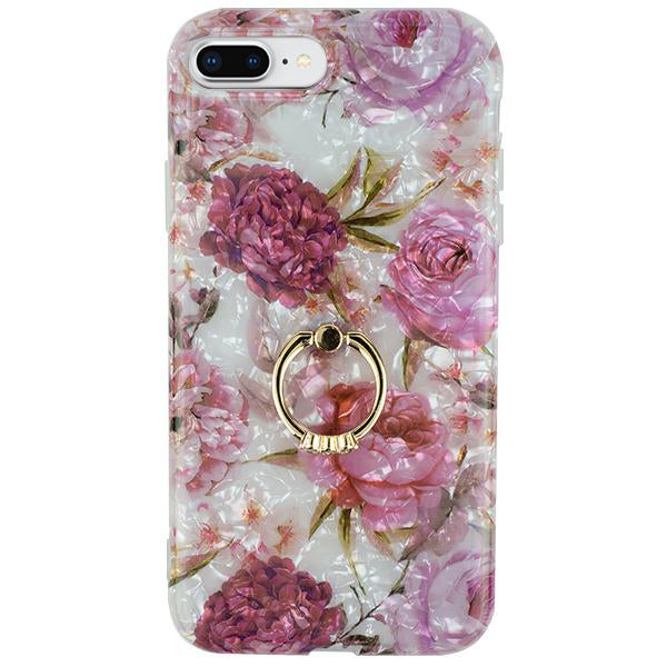Flowers Pink Swirl Ring Skin Iphone 7/8 Plus