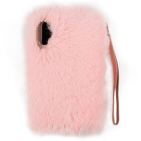 Fur Light Pink Wallet Detachable Samsung Note 10 Plus