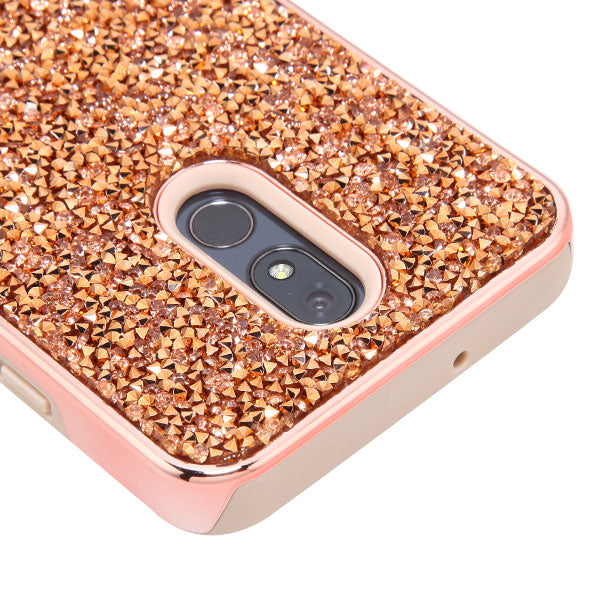 Hybrid Bling Rose Gold Stylo 5 - Bling Cases.com