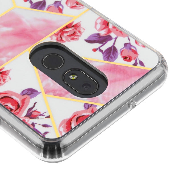 Pink Flowers Squares For Stylo 5 - Bling Cases.com