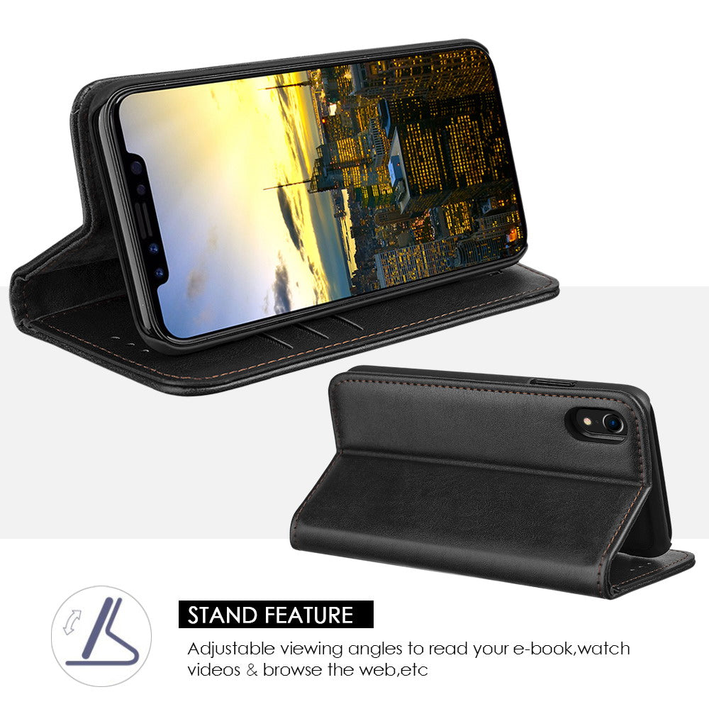 Detachable Wallet Black Iphone XR - Bling Cases.com