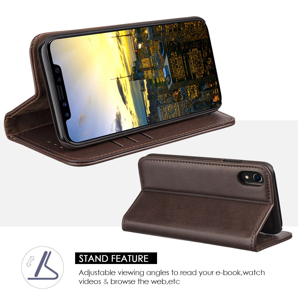 Detachable Wallet Brown Iphone XR - Bling Cases.com