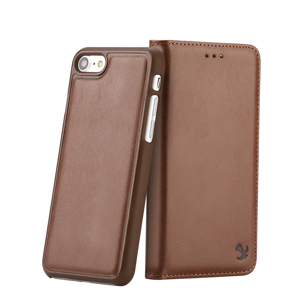 Detachable Wallet Brown Iphone SE 2020 - Bling Cases.com