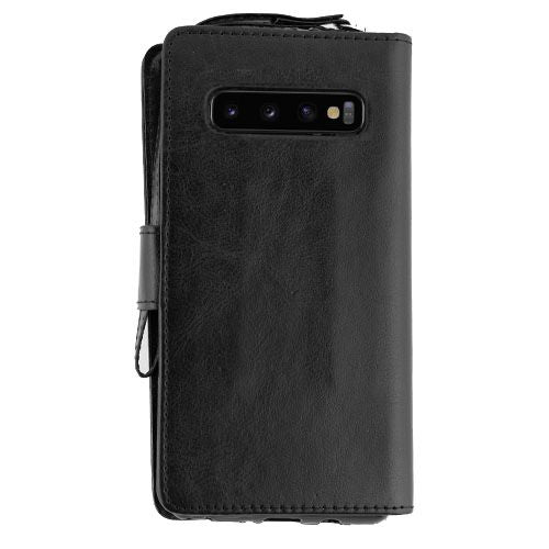 Handmade Black Bling Wallet Samsung S10 Plus