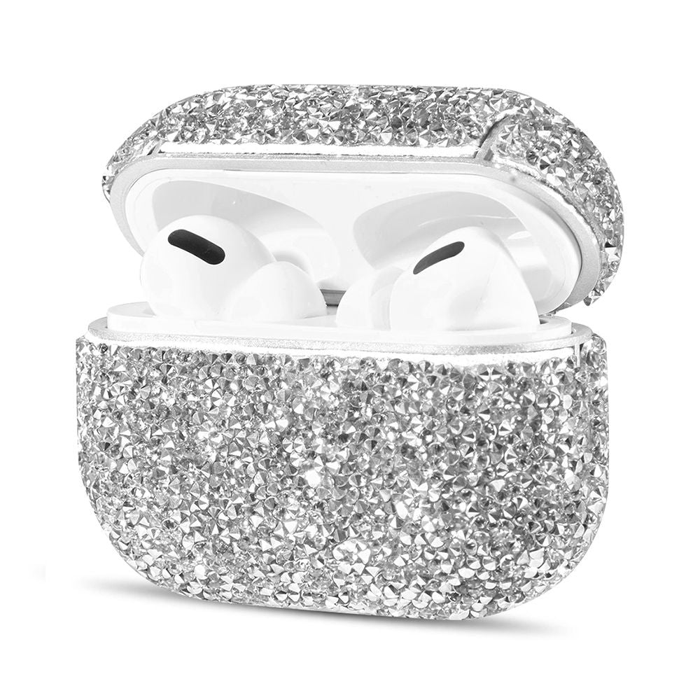 Bling Silver AirPods Pro - Bling Cases.com