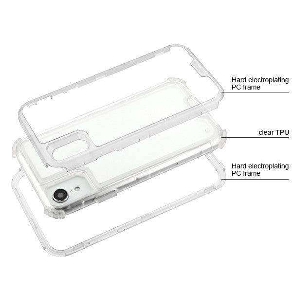 Clear Hybrid Case Iphone XR - Bling Cases.com