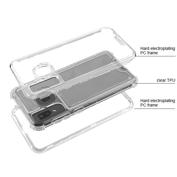 Hybrid Clear Hard Case Samsung A20/A50 - Bling Cases.com