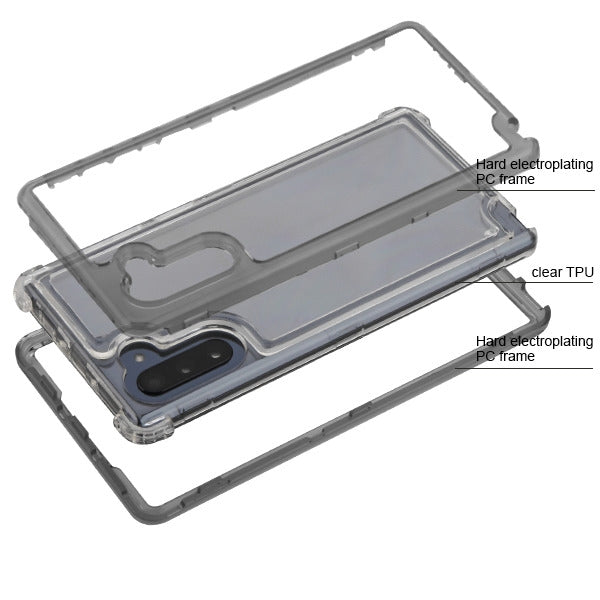 Hybrid Clear Smoke Case Samsung Note 10 - Bling Cases.com