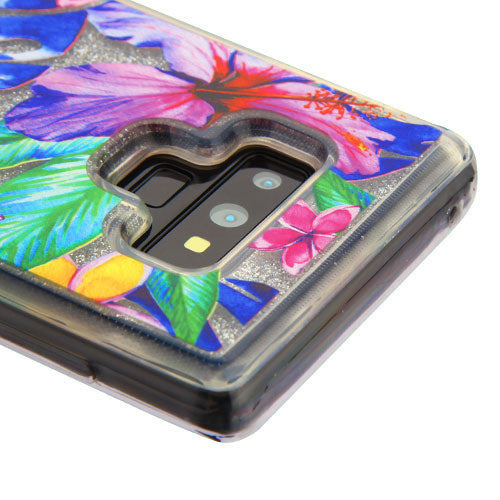 Liquid Tropical Flowers Case Samsung Note 9 - Bling Cases.com