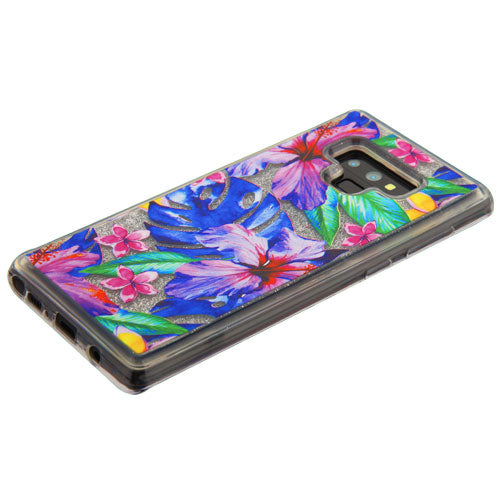 Liquid Tropical Flowers Case Samsung Note 9 - Bling Cases.com