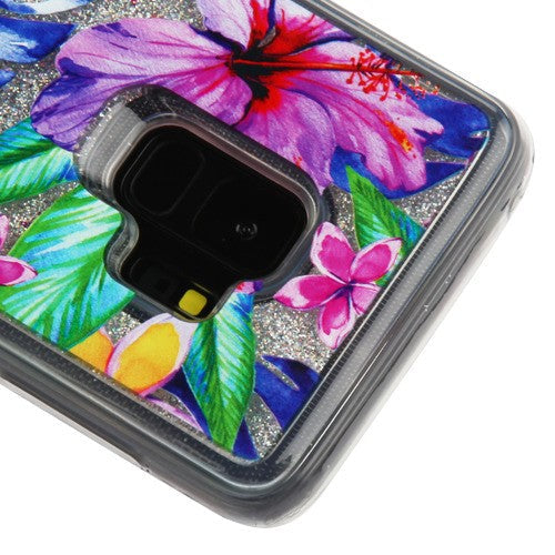 Liquid Tropical Flowers Case Samsung S9 Plus - Bling Cases.com