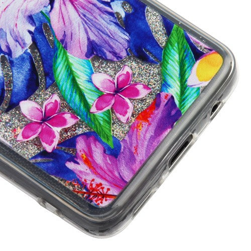 Liquid Tropical Flowers Case Samsung S9 Plus - Bling Cases.com