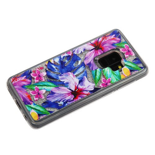 Liquid Tropical Flowers Case Samsung S9 Plus - Bling Cases.com