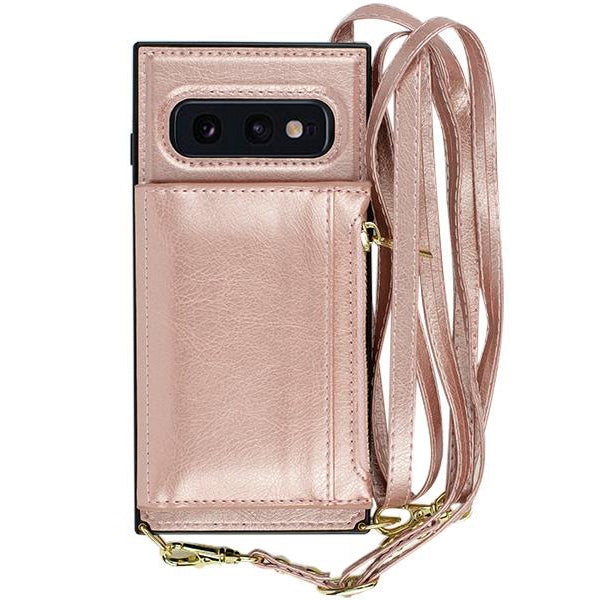 Crossbody Pouch Rose Gold Case Samsung S10E