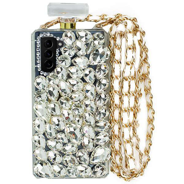 Handmade Silver Bling Bottle Samsung S21 Plus