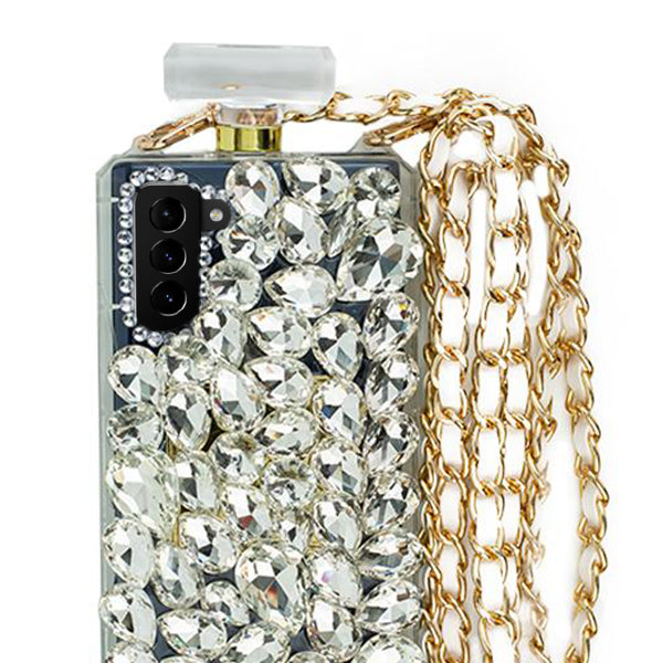 Handmade Silver Bling Bottle Samsung S21 Plus