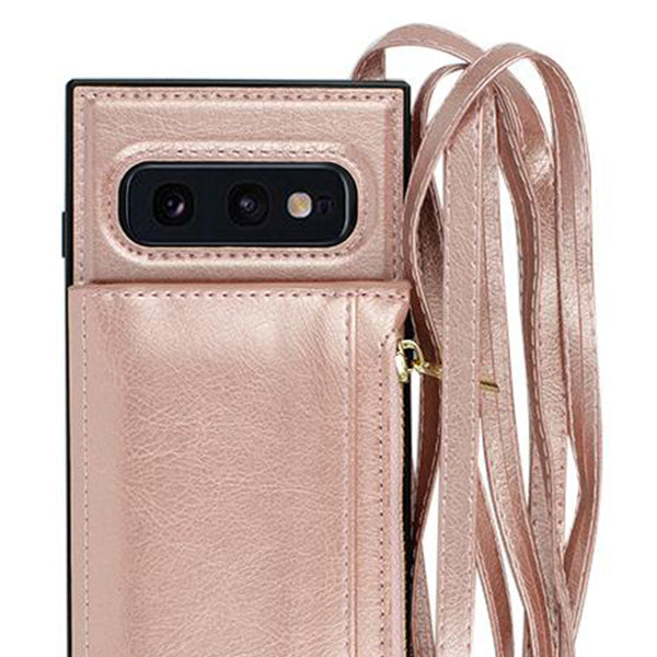 Crossbody Pouch Rose Gold Case Samsung S10E