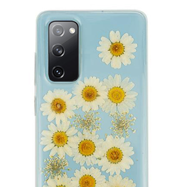 Real Flowers White Samsung S20 FE