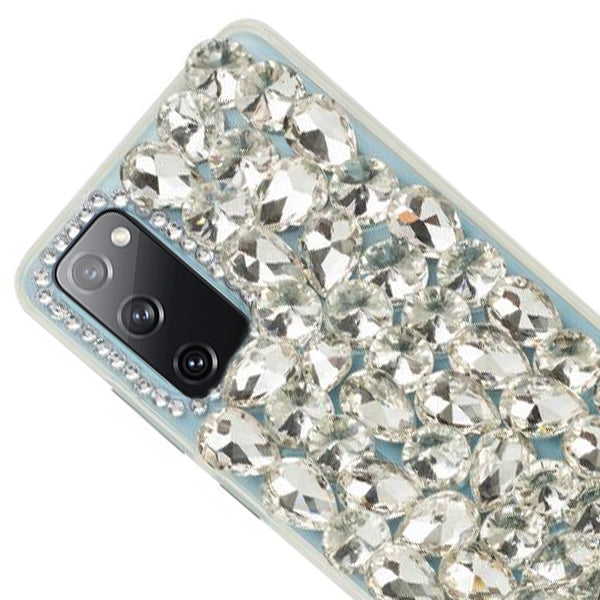 Handmade Bling Silver Case Samsung S20 FE