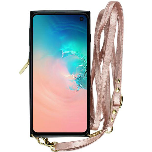 Crossbody Pouch Rose Gold Case Samsung S10E