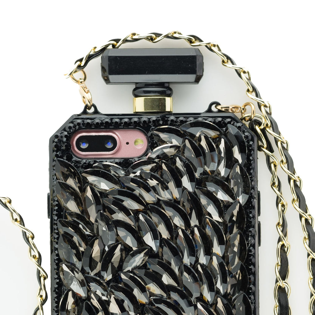 Bling Bottle Stones Black Case Iphone 7/8 Plus - Bling Cases.com