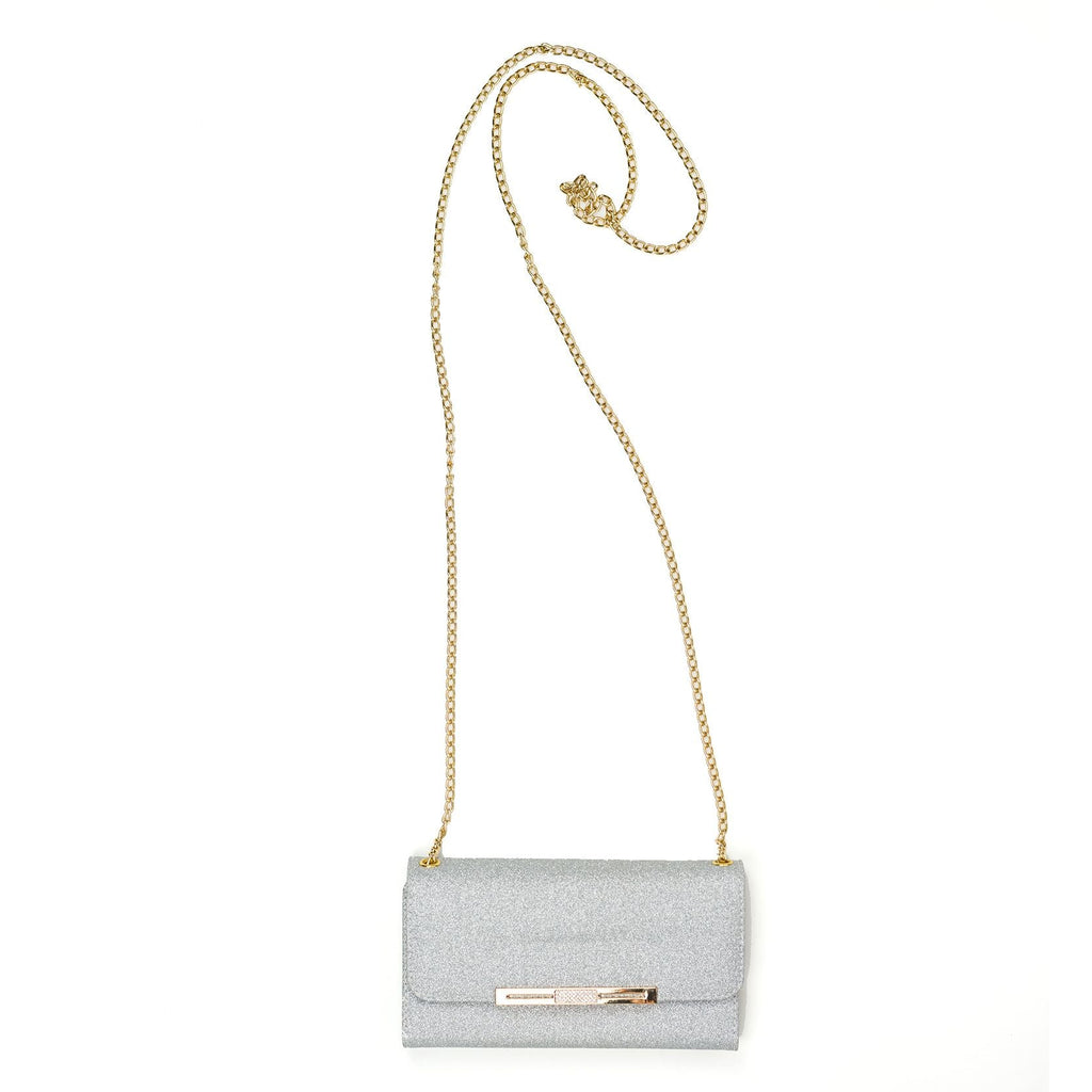 Glitter Detachable Purse Silver Iphone 7/8 - Bling Cases.com