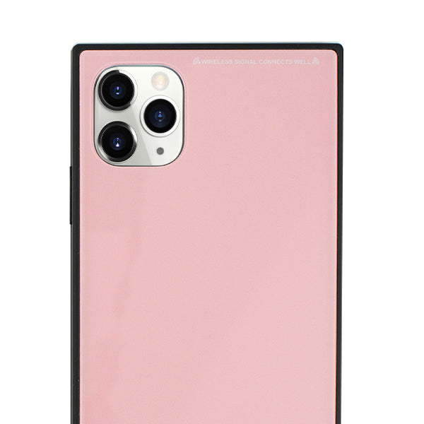 Square Hard Box Pink Case Iphone 11 Pro Max