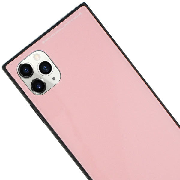 Square Hard Box Pink Case Iphone 11 Pro Max