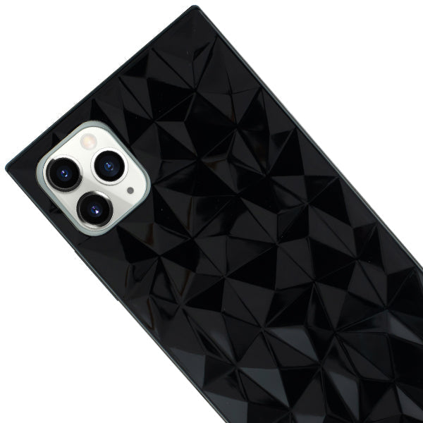 Square Box Triangle Tpu Skin Black Case Iphone 13 Pro