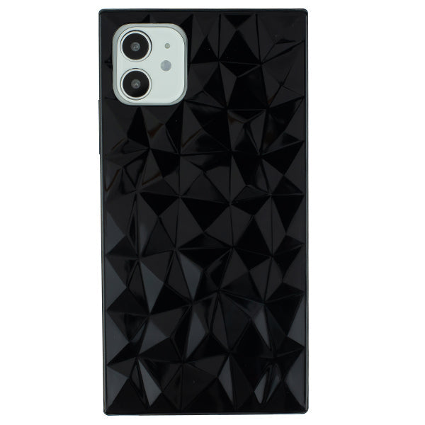 Square Box Triangle Tpu Skin Black Case Iphone 11