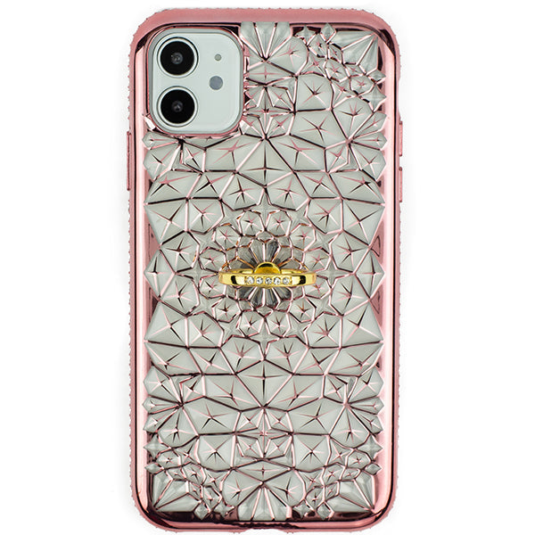 Abstract Ring Case Gold Iphone 11