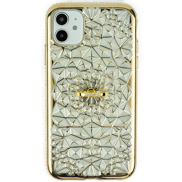 Abstract Ring Case Gold Iphone 12 Mini