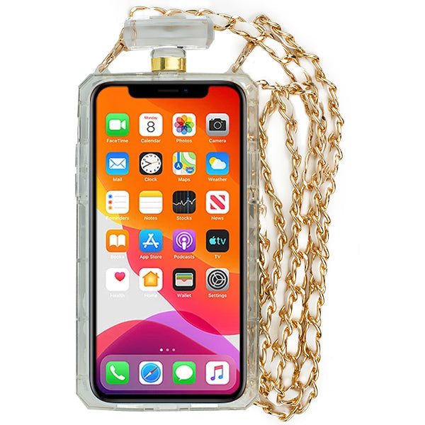 Handmade Cheetah Gold Bling Bottle Iphone 13