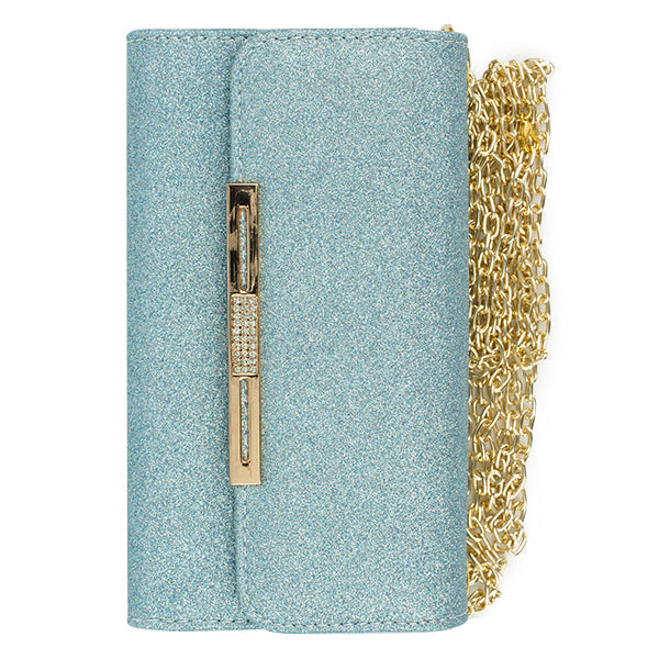 Glitter Detachable Purse Skyblue S9 Plus