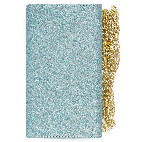 Glitter Detachable Purse Skyblue Iphone 11