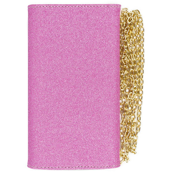 Glitter Detachable Purse Hot Pink Samsung S8