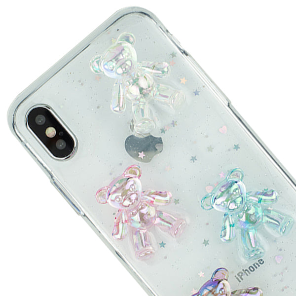 Crystal Teddy Bear Case IPhone XS MAX