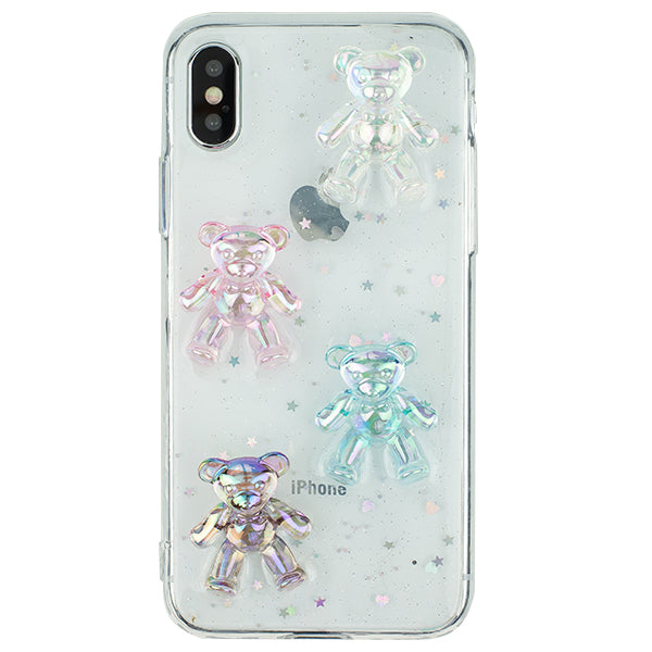 Crystal Teddy Bear Case IPhone XS MAX