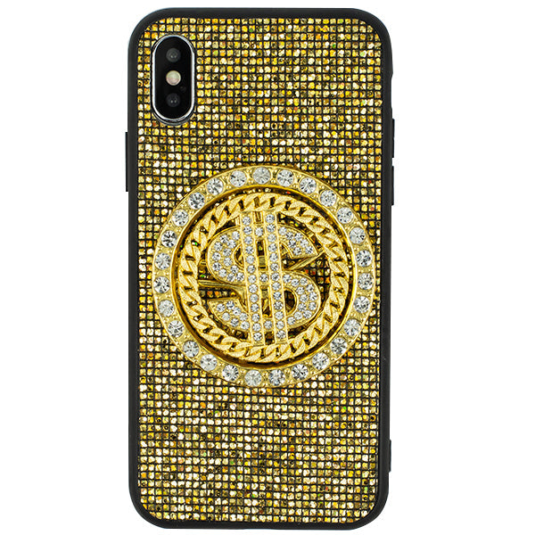 Spinning $ Gold Case Iphone 10