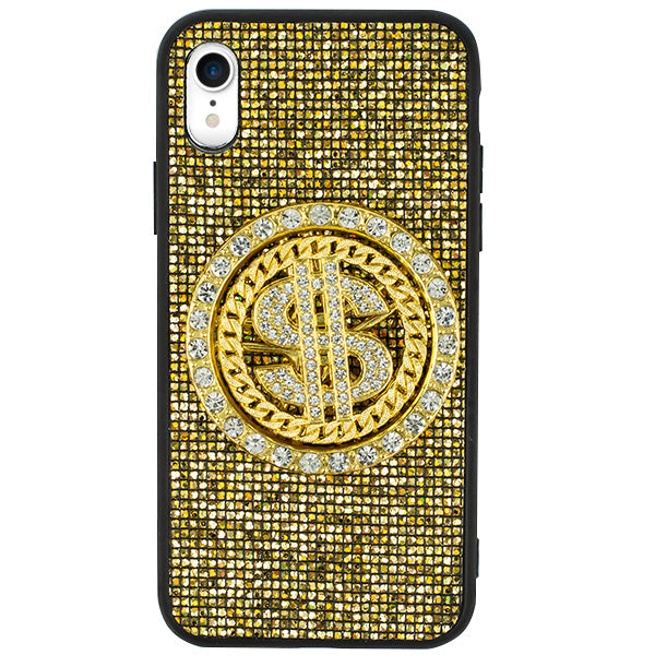 Spinning $ Gold Case Iphone  XR