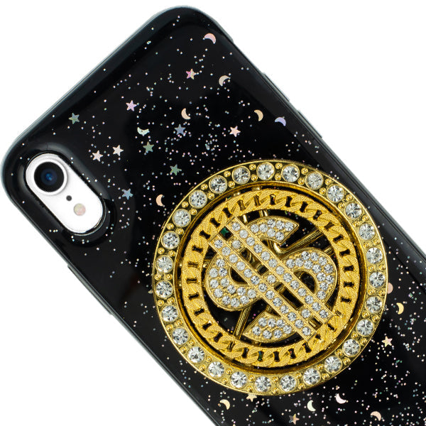 Spinning $ Black Case IPhone XR
