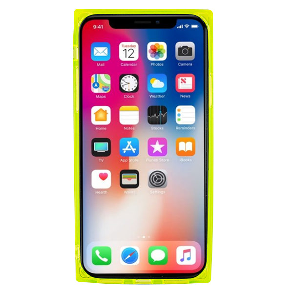 Square Box Neon Skin Iphone 10