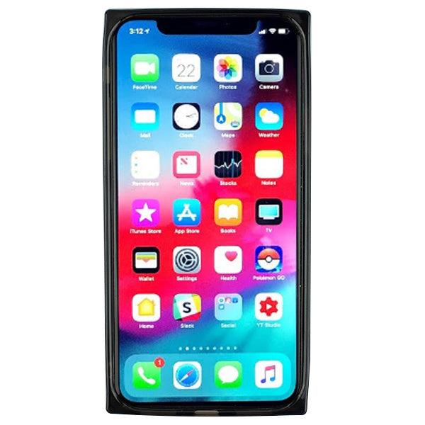 Square Box Black Skin Iphone XR
